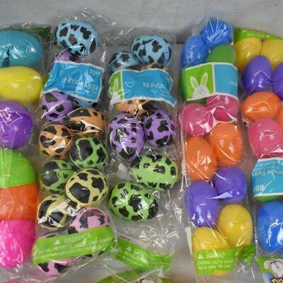 14 Packages Plastic Easter Eggs - New