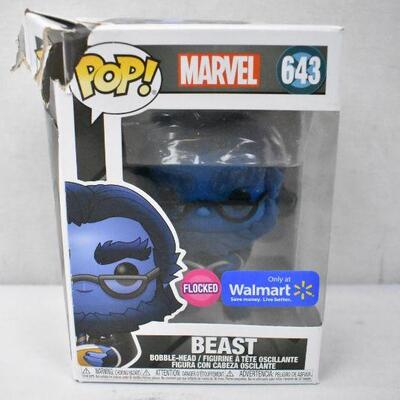 Funko POP Marvel X-Men #643 Beast Bobble-Head Figurine. Damaged Box - New