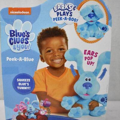 Blues Clues & You Peek-A-Blue, 10-inch feature plush Toy - New