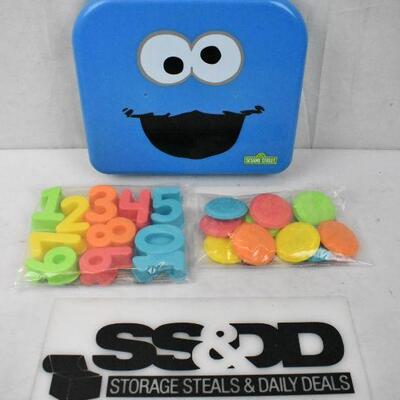 Playskool Sesame Street Cookie Monsters On the Go Numbers Toy - New