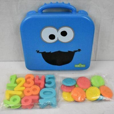 Playskool Sesame Street Cookie Monsters On the Go Numbers Toy - New