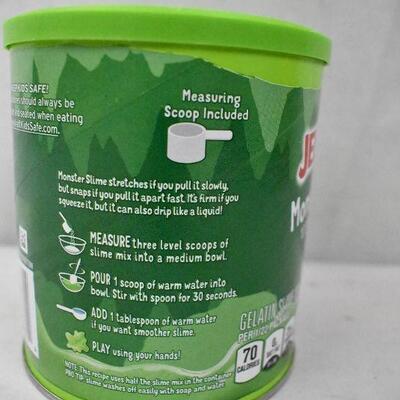 Jello Play Monster Slime, 100% Edible, Lime Flavor, 14.8 oz, Sealed - New