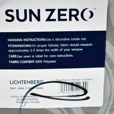 Sun Zero  2 Panels Lichtenberg, Gray - New