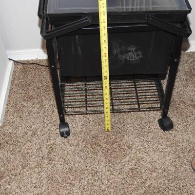 Rolling file cabinet