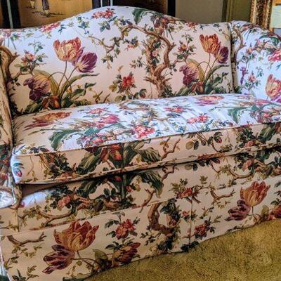 Floral Chintz Loveseat - Like New!