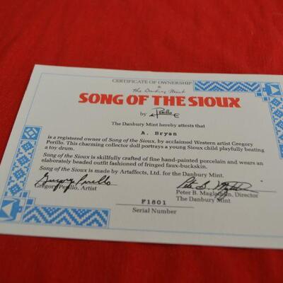 LOT 657  SONG OF THE SIOUX DOLL