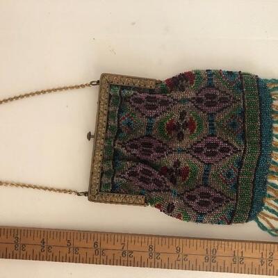 Antique beaded purse 