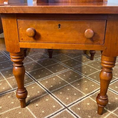 Antique Cherry Bedside Table