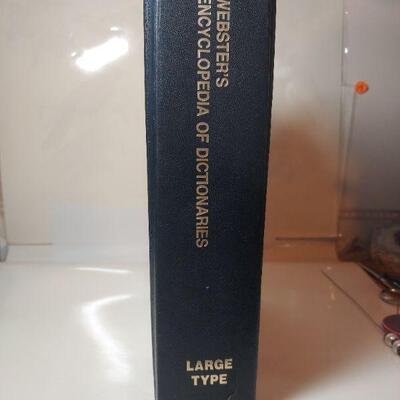 Large print encyclopedia vintage