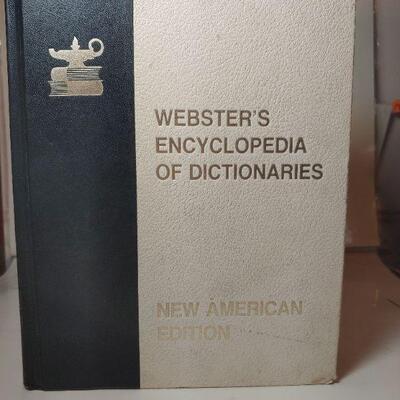 Large print encyclopedia vintage