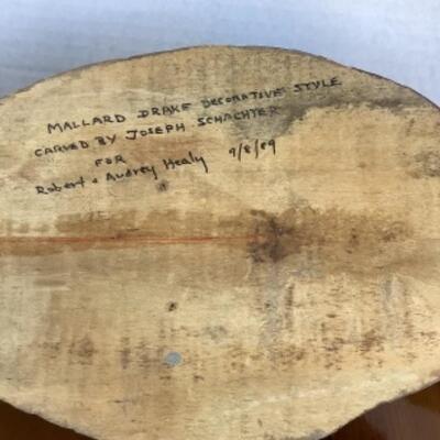 368 Hand Carved Mallard Duck Decoy Small Sand Piper Duck Decor