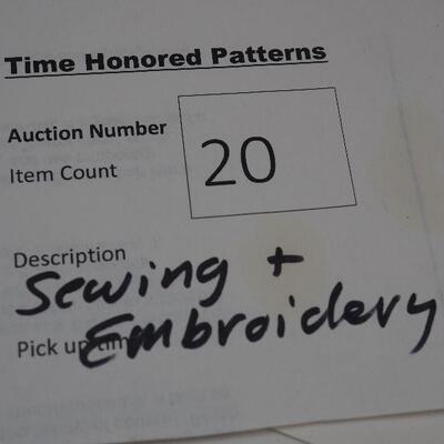 Lot 20 Sewing and Embroidery 