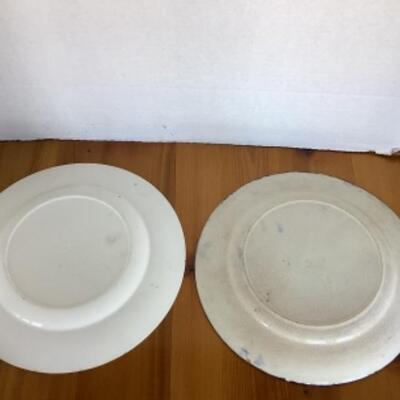 369 Antique Minton Cat Plate and Beatrice Plate 