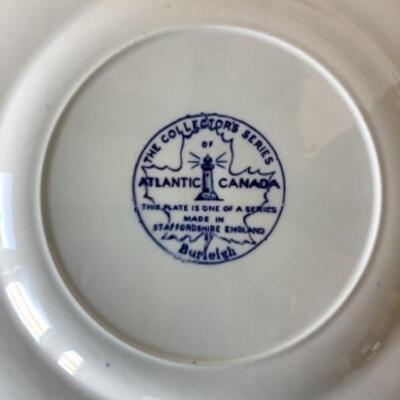 371 Four Staffordshire England Decorative Plates