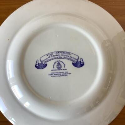 371 Four Staffordshire England Decorative Plates