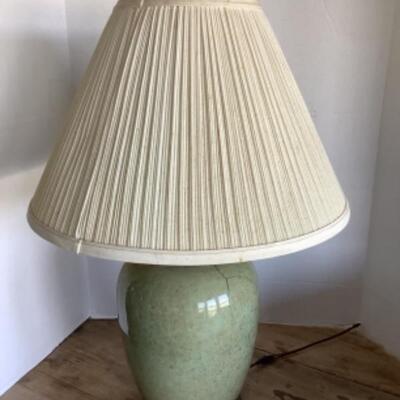 386 Glazed Pottery Ginger Jar Lamp