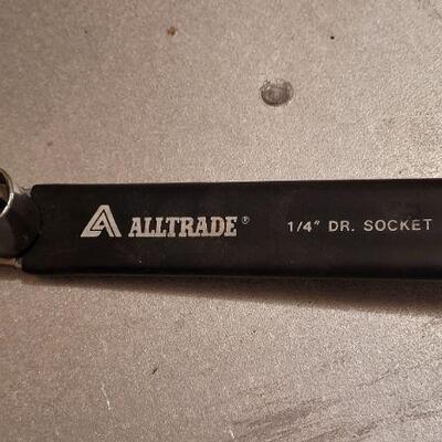 Lot 445: ALLTRADE Socket Organizer w/ Assorted Sockets