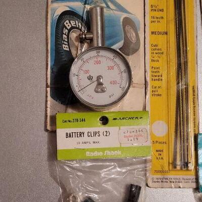 Lot 447: Assorted NEW Tools - Air Gauge, Fuse Kit and More