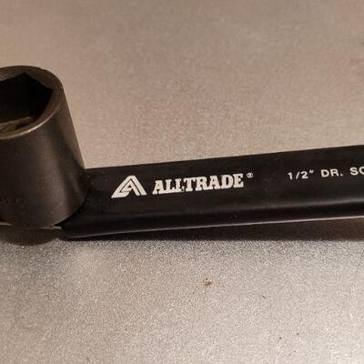 Lot 448: ALLTRADE Socket Organizer w/ Assorted Sockets 