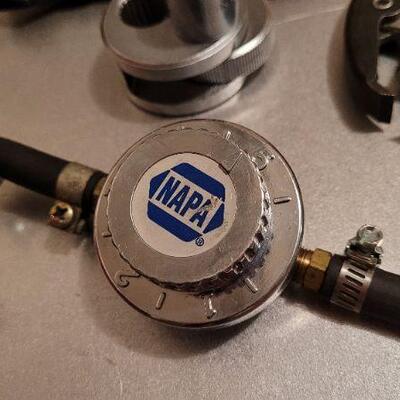 Lot 449: Assorted Tools - Internal Snap Ring Pliers, Fuel Pressure Regulator & More