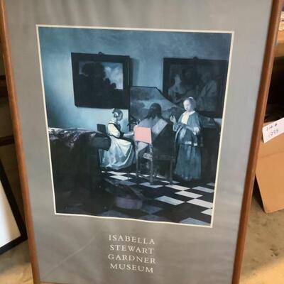 389 Isabella Stewart Gardner Museum Framed Print