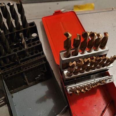 Lot 452: (2) Vintage Drill Bit Organizers w/ Assorted Bits