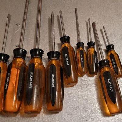 Lot 461A: Assorted ALLTRADE Screwdrivers 