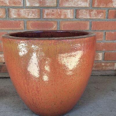 Lot 488: Large Ceramic Garden Pot - 15" Tall x 14" Wide