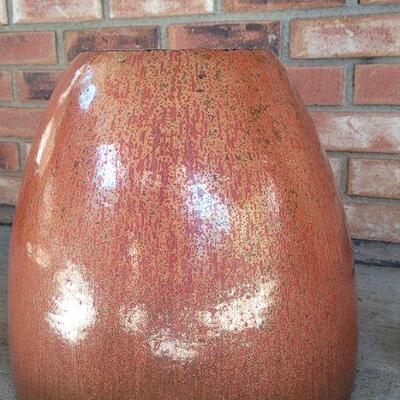 Lot 488: Large Ceramic Garden Pot - 15" Tall x 14" Wide