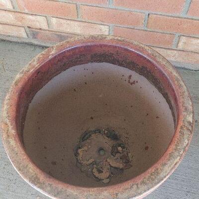 Lot 488: Large Ceramic Garden Pot - 15" Tall x 14" Wide