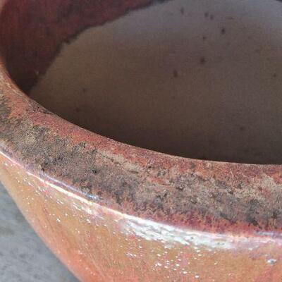 Lot 488: Large Ceramic Garden Pot - 15" Tall x 14" Wide
