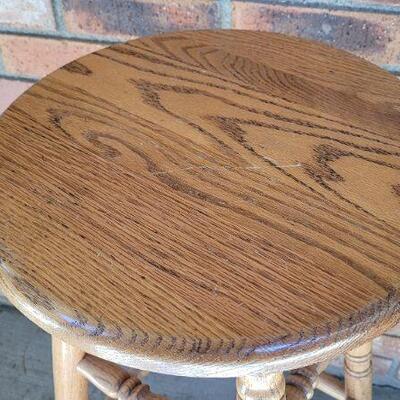 Lot 490: 31" x 13" Wood Stool 