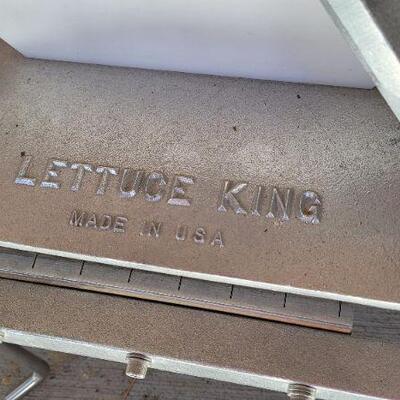 Lot 493: LINCOLN REDCO Lettuce King Chopper Press Tool
