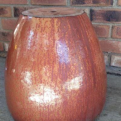 Lot 496: Large Ceramic Garden Pot 15" Tall x 14" Wide
