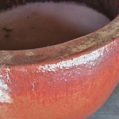 Lot 496: Large Ceramic Garden Pot 15" Tall x 14" Wide