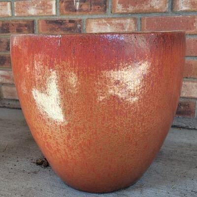 Lot 496: Large Ceramic Garden Pot 15" Tall x 14" Wide