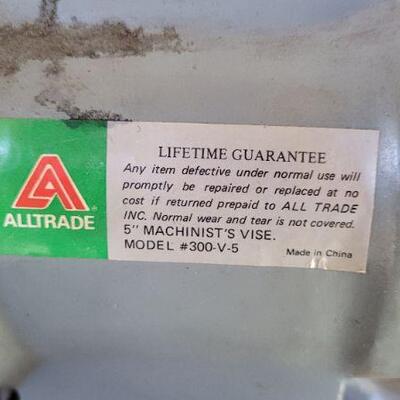 Lot 501: Vintage ALLTRADE 5" Machinists Vice Model # 300-V-5