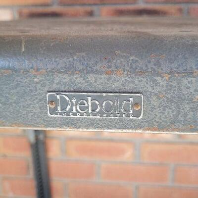 Lot 502: Vintage Metal DIEBOLD Shop Table 