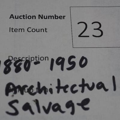 Lot 23 Architectural Salvage hardware
