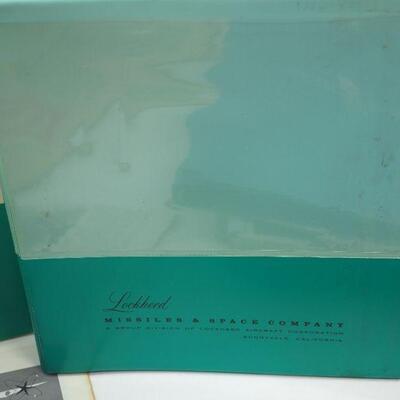 Lot 24  Lockheed, Hewlett  binders and memorabilia 