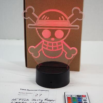 Lot 27 Jolly Roger New high tech night light 