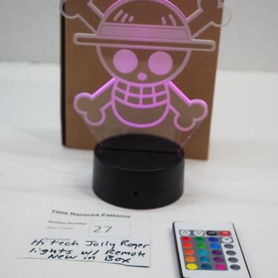 Lot 27 Jolly Roger New high tech night light 