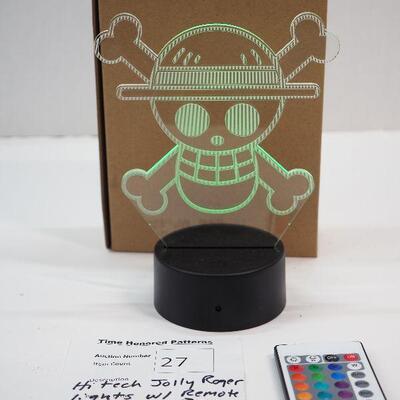 Lot 27 Jolly Roger New high tech night light 