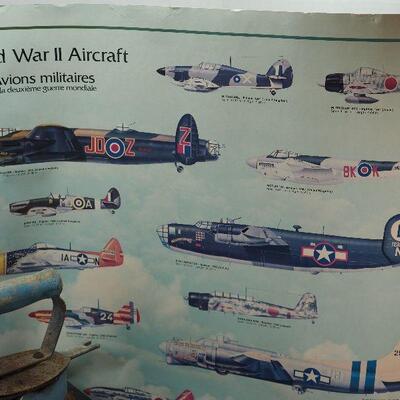 Lot 31 Test box, Model making , Aircraft poster, 