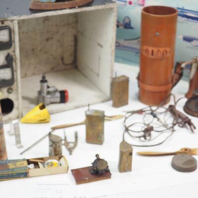 Lot 31 Test box, Model making , Aircraft poster, 