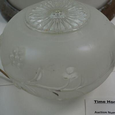 Lot 35 Vintage light covers and metal fixtures