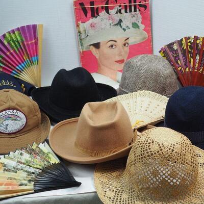 Lot 36 Hats and Fans