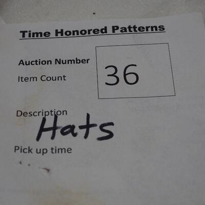Lot 36 Hats and Fans