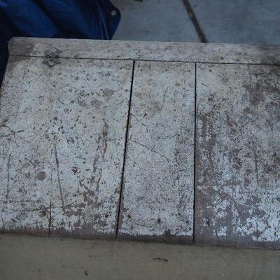 Lot 46  Antique wooden Ice Box