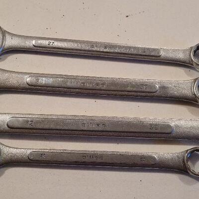 Lot 540: (4) Vintage Large ALLIED Socket Wrenches 